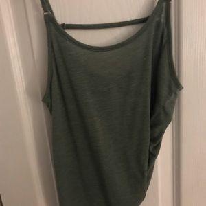 army green tank top